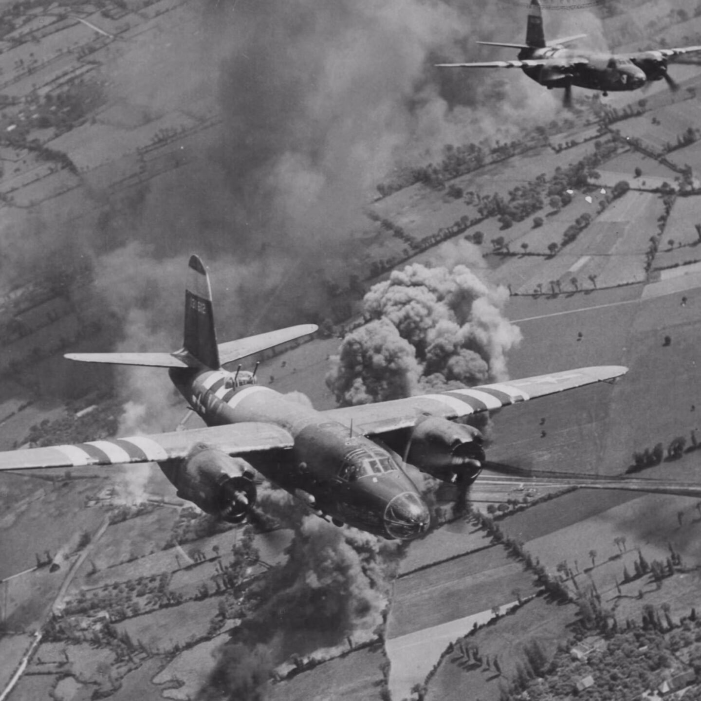 World War II Aircraft in combat on D-Day