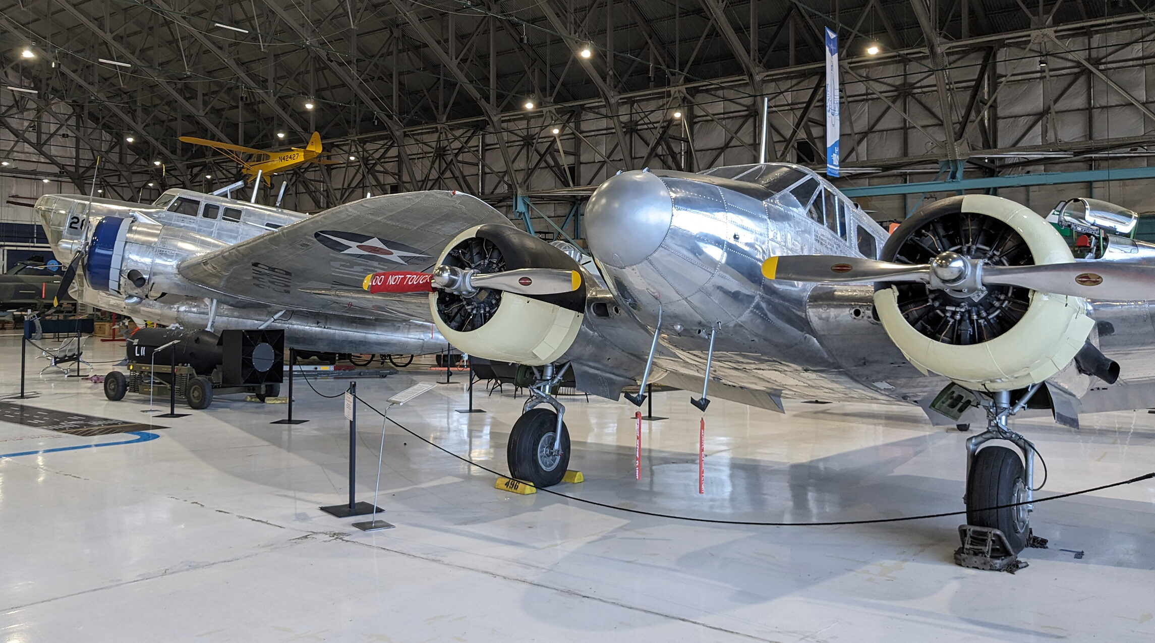 Aircraft collection at the Air & Space Museum