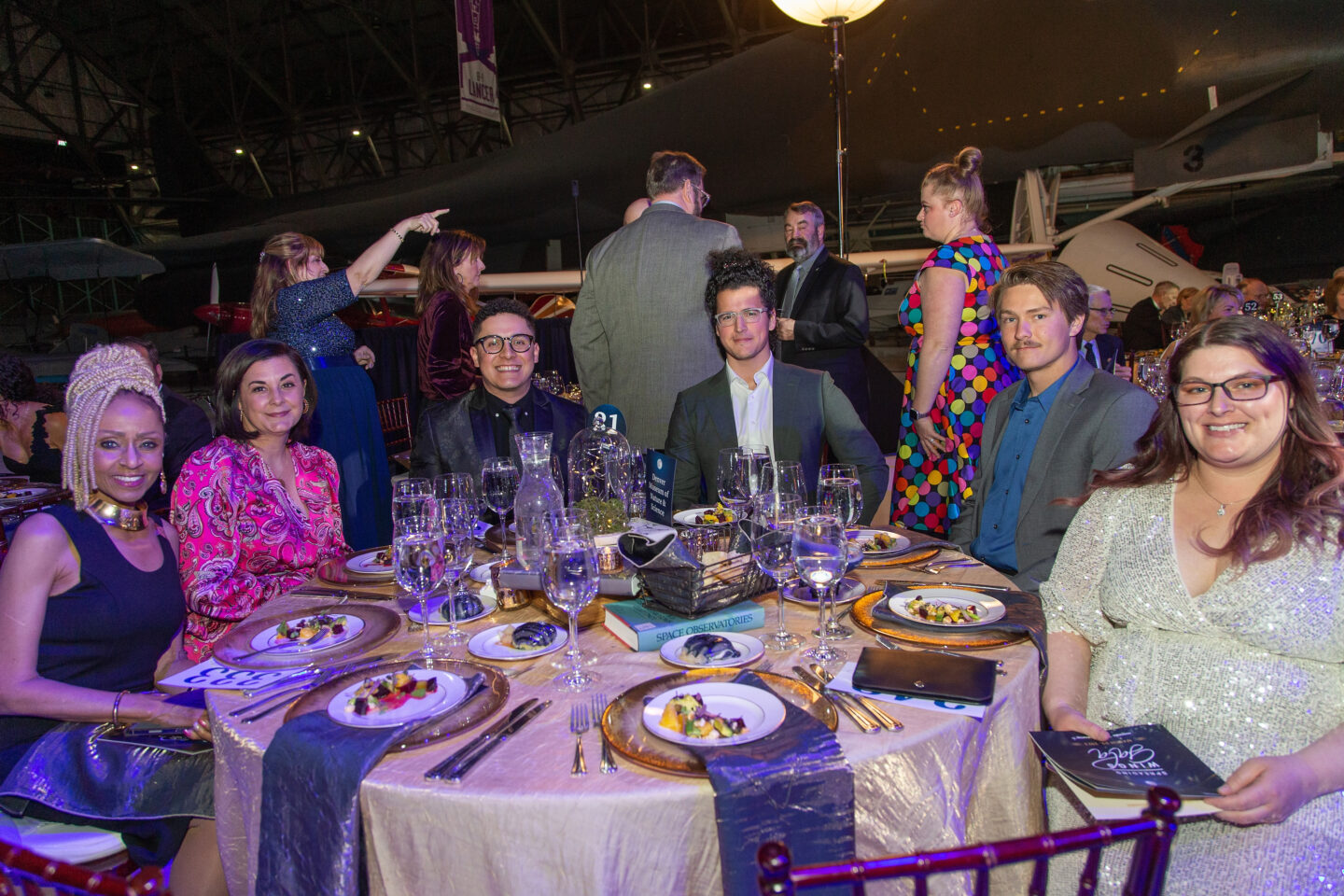 Gala celebration at the Air & Space Museum