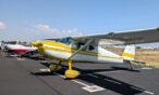 Aircraft lined up on the ramp at Exploration of Flight