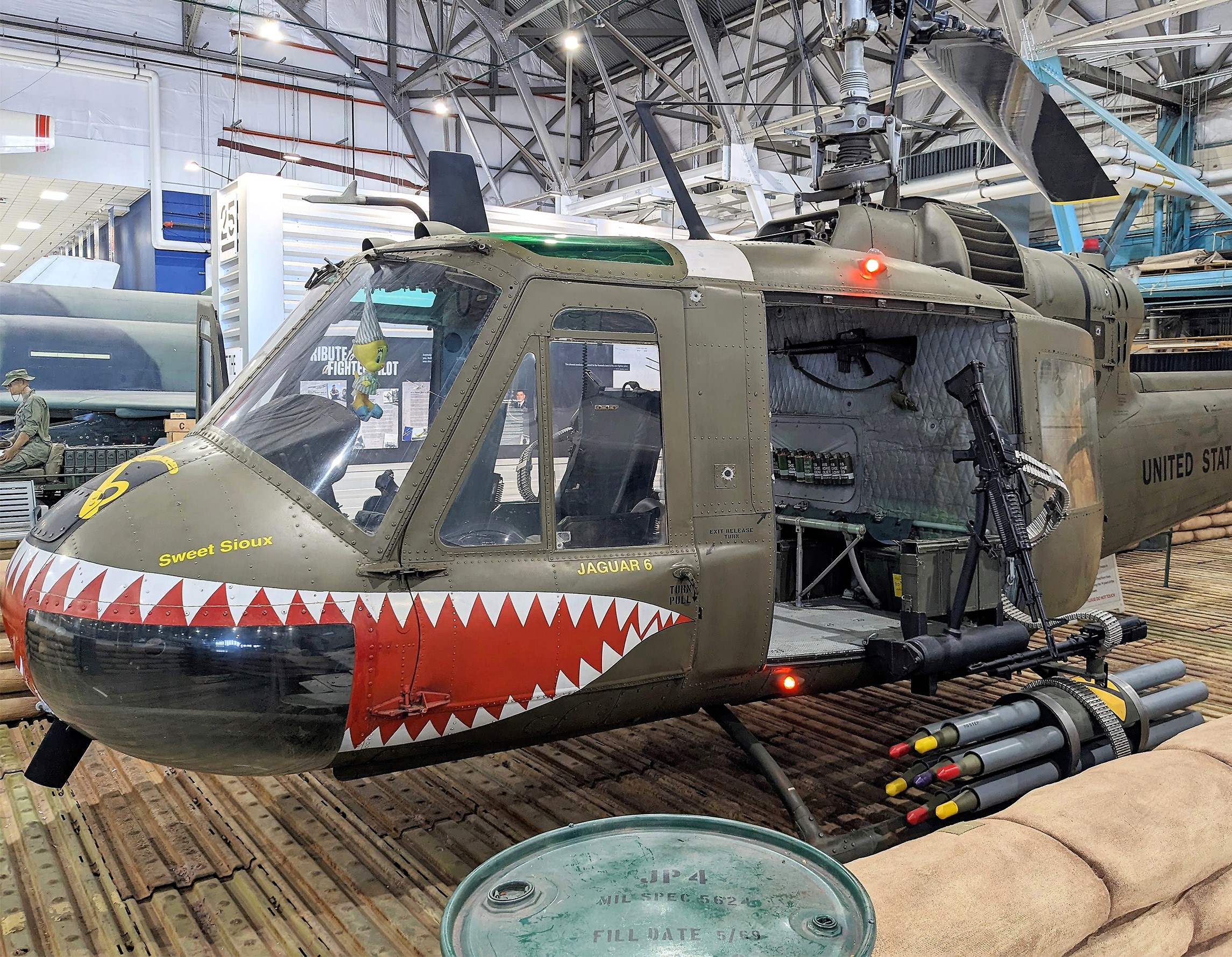 The Bell UH-1M Iroquois "Huey" at the Air & Space Museum