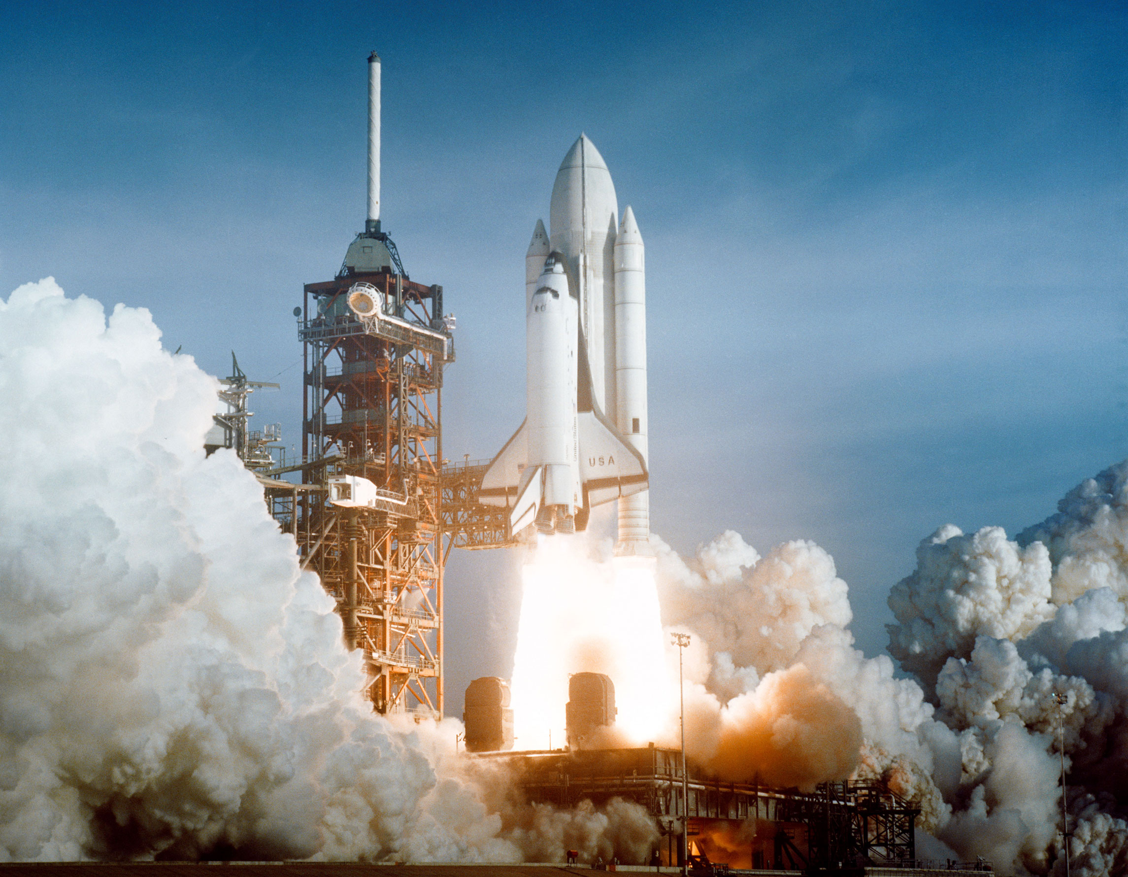 Launch of Columbia Space Shuttle