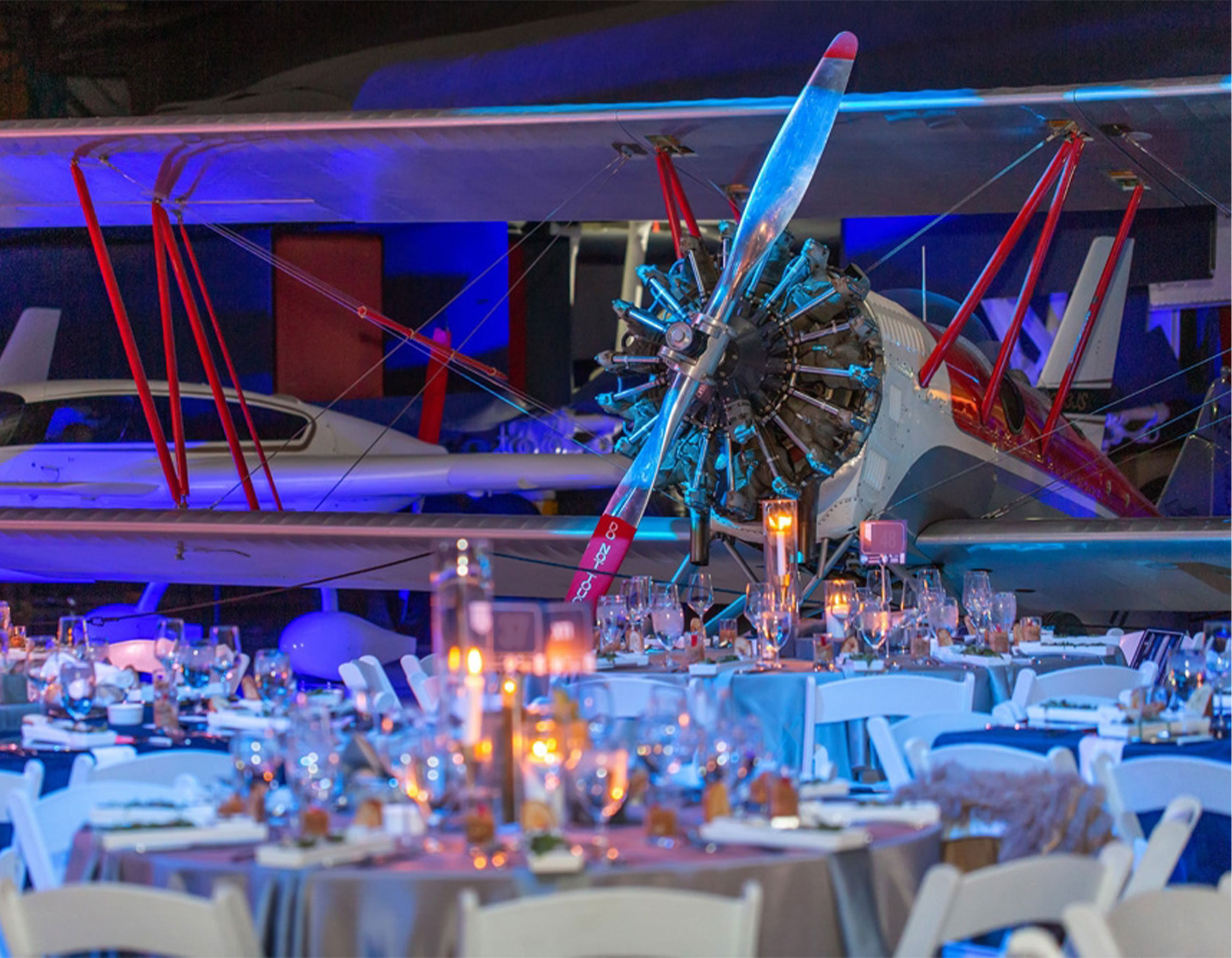 Gala event at the Air & Space Museum