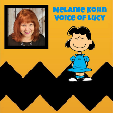 Melanie Kohn, the voice of Lucy van Pelt
