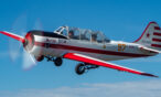 Air-to-air shot of Yakovlev Yak-52 by Barbara Hoversten