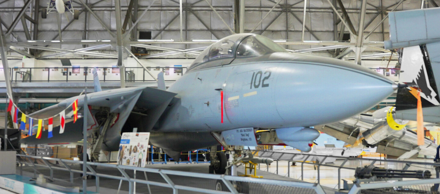 Grumman F-14A Tomcat Aircraft Exhibit - Wings Museum