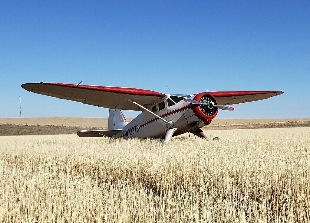 Taildragger Aircraft in a field