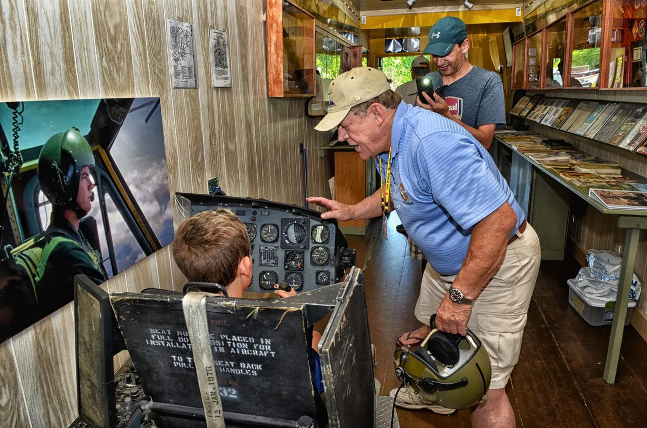 Vietnam Helicopter traveling exhibit